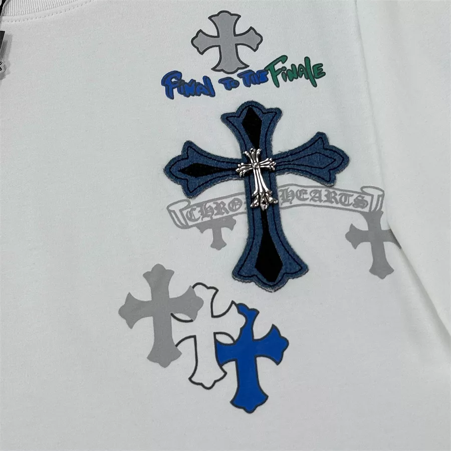 WellDesigned 3719 Chrome Hearts T-Shirts Short Sleeved For Unisex