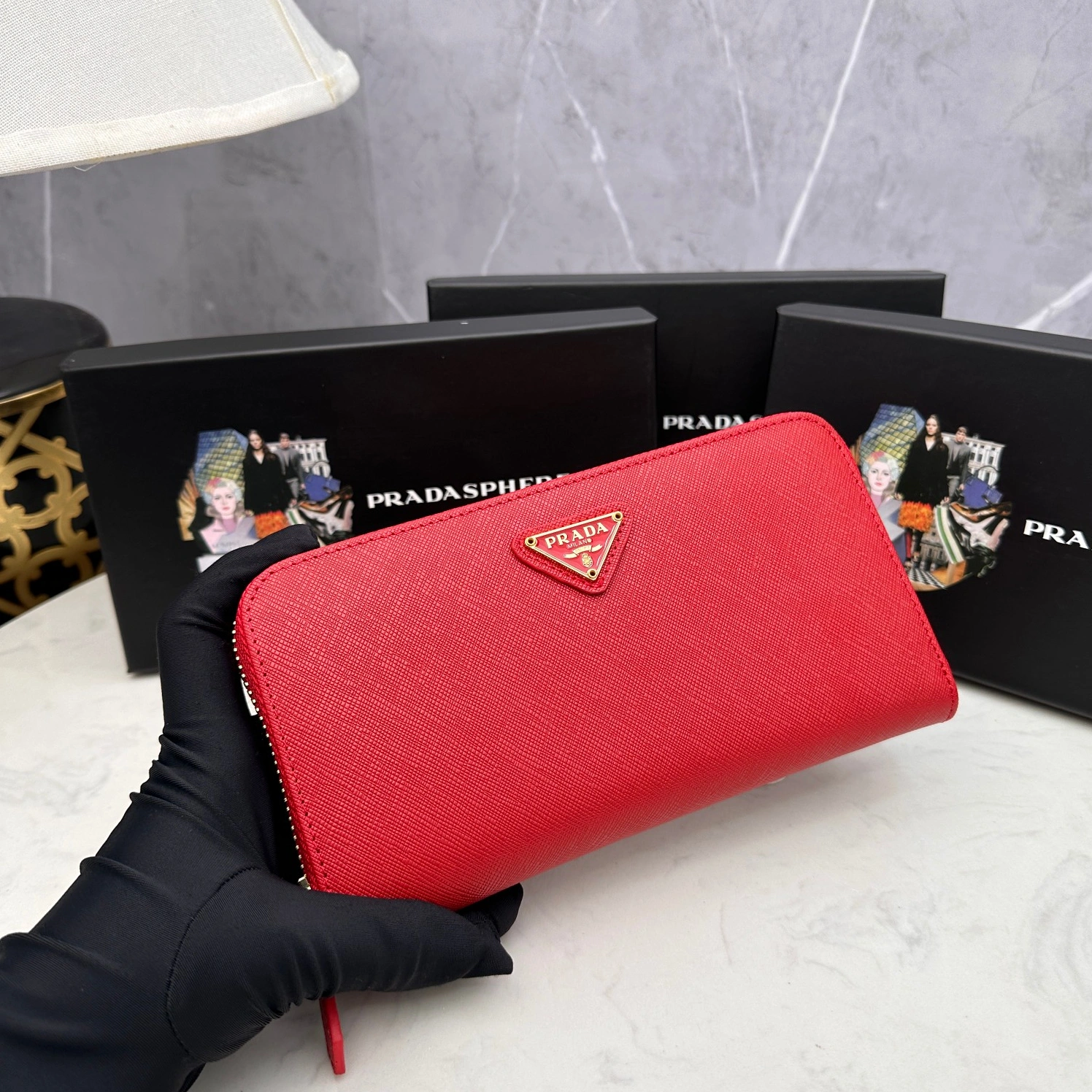WellDesigned 4081 Prada Wallets