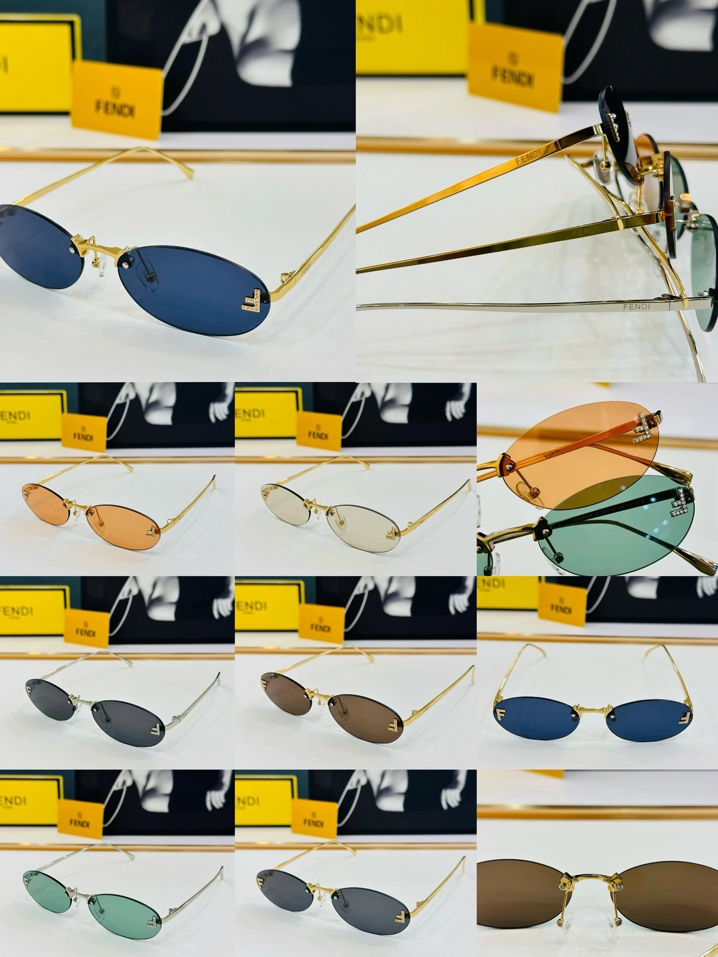 WellDesigned 4223 Fendi AAA Quality Sunglasses