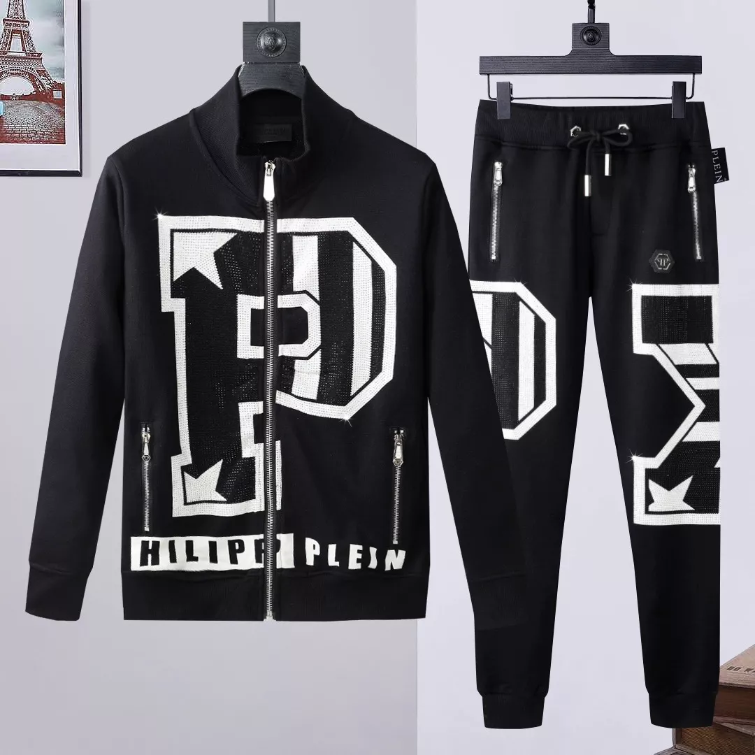 WellDesigned 4720 Philipp Plein PP Tracksuits Long Sleeved For Men