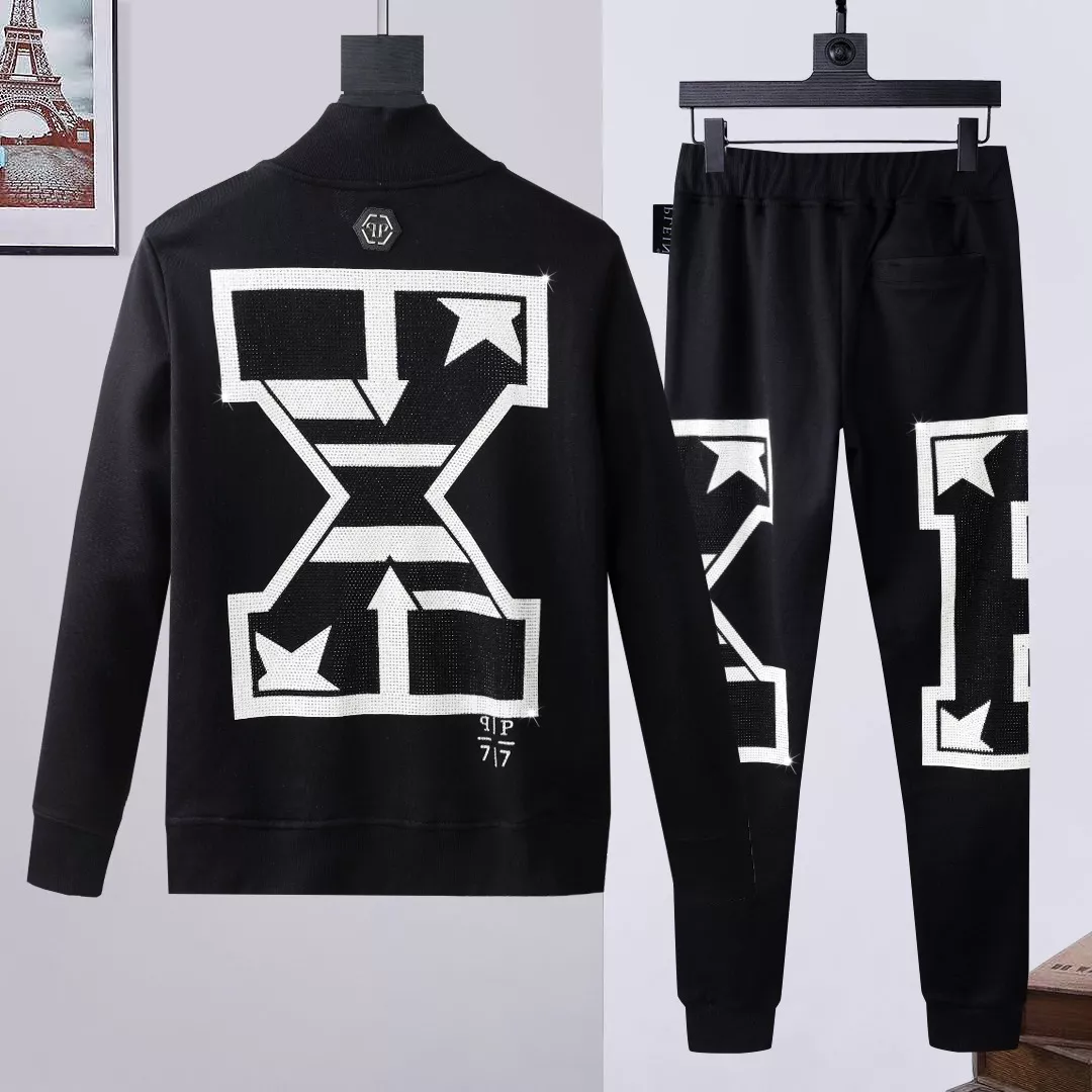 WellDesigned 4720 Philipp Plein PP Tracksuits Long Sleeved For Men