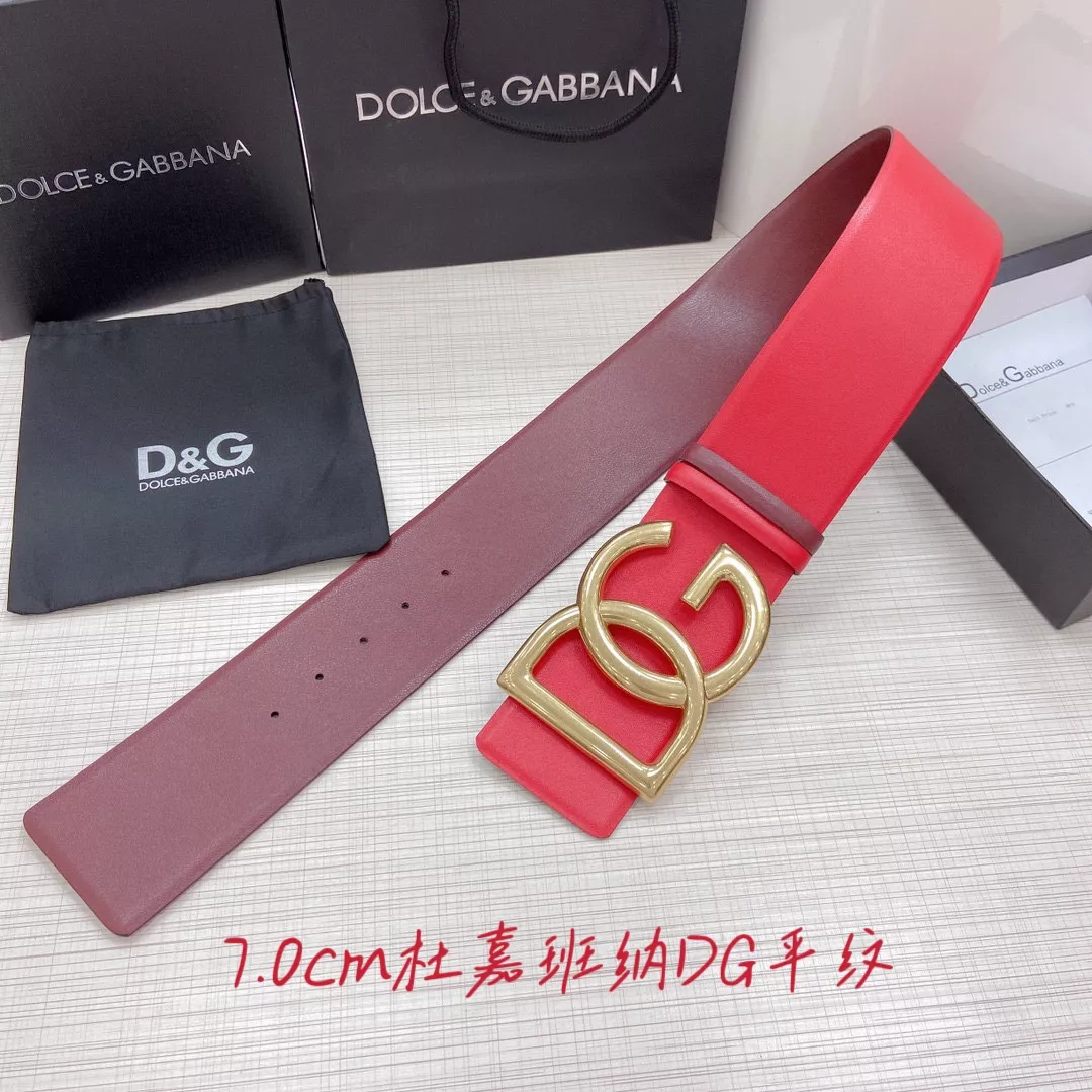 WellDesigned 495 Dolce & Gabbana D&G AAA Quality Belts In 7.0cm For Unisex