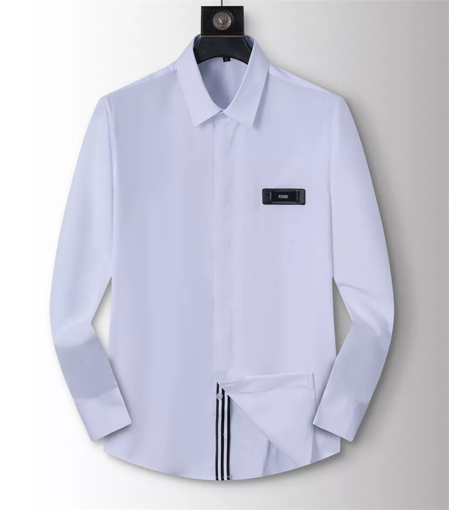 WellDesigned 5126 Fendi Shirts Long Sleeved For Men