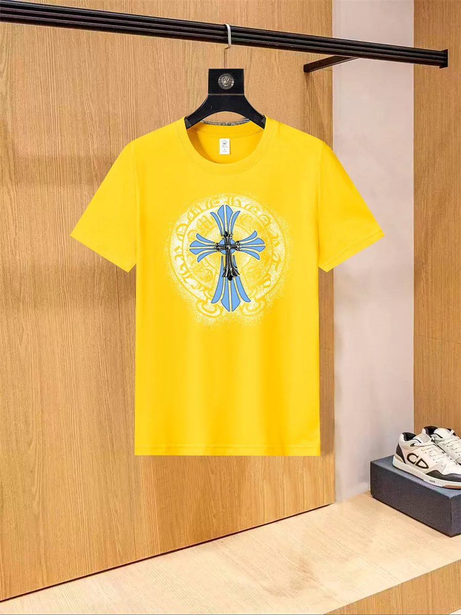 WellDesigned 5278 Chrome Hearts T-Shirts Short Sleeved For Unisex