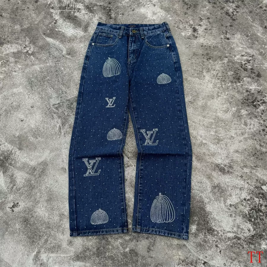 WellDesigned 5354 Louis Vuitton LV Jeans For Unisex