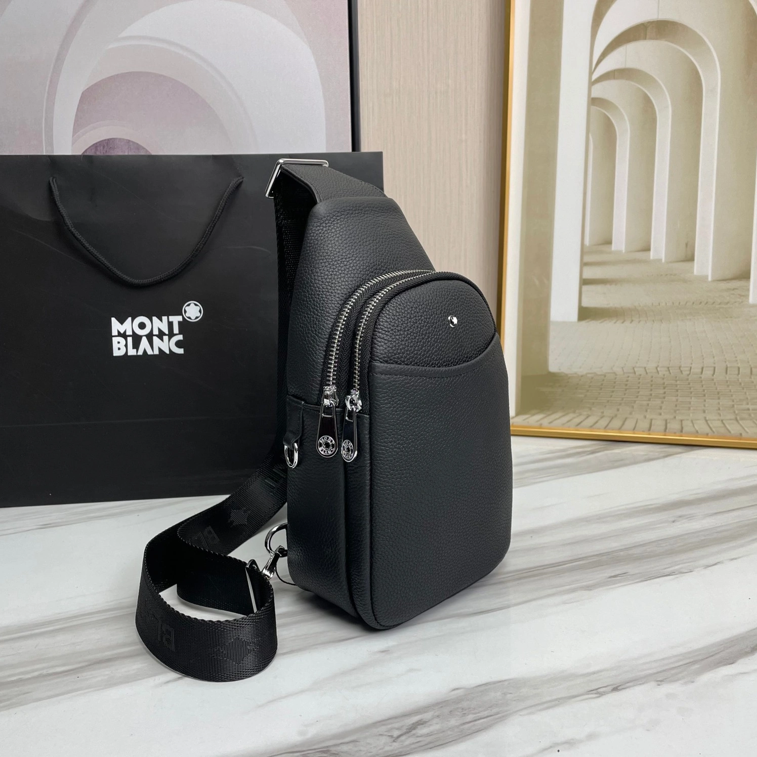 WellDesigned 6109 Mont Blanc AAA Man Messenger Bags