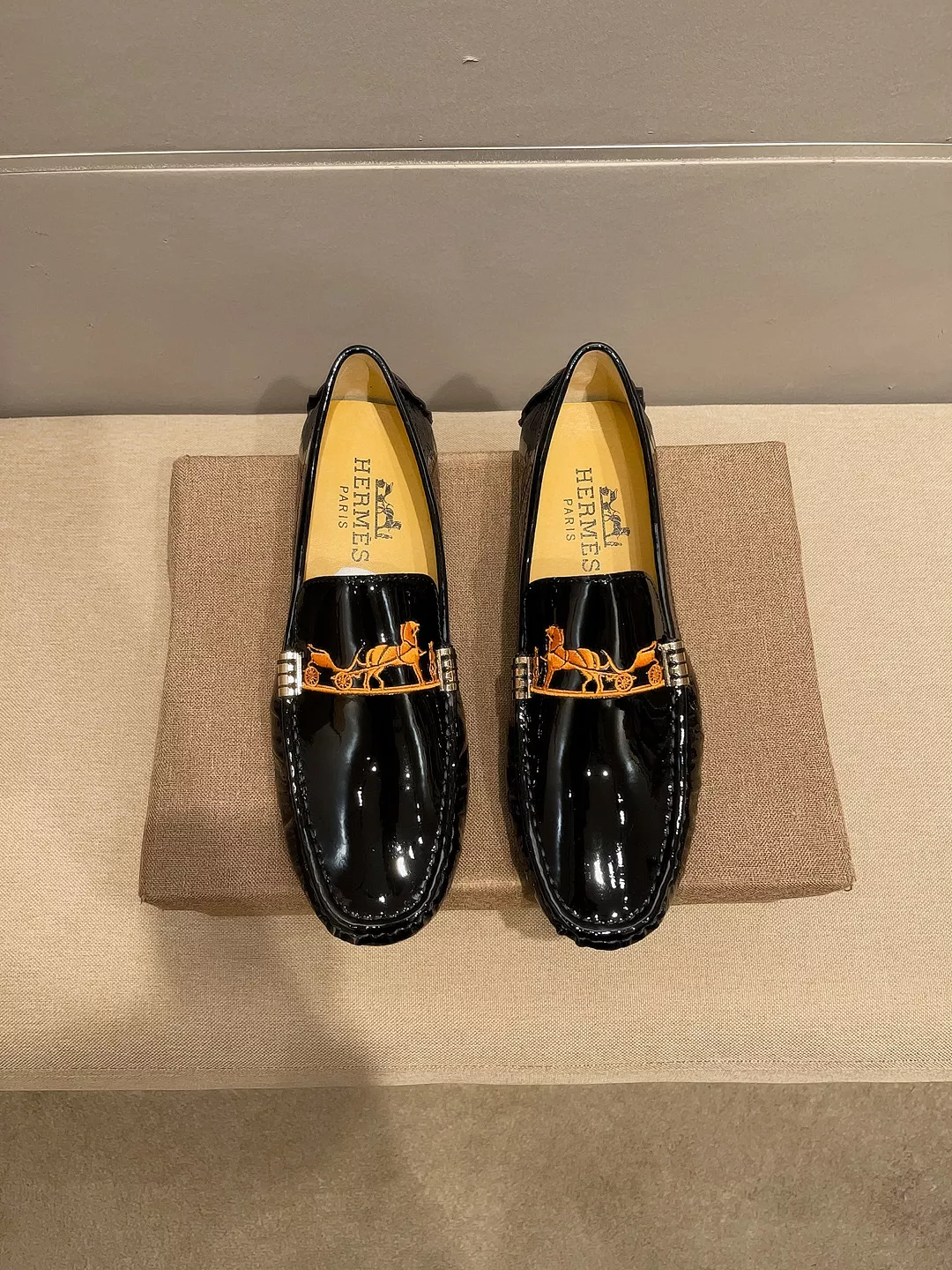 WellDesigned 6475 Hermes Leather Shoes For Men