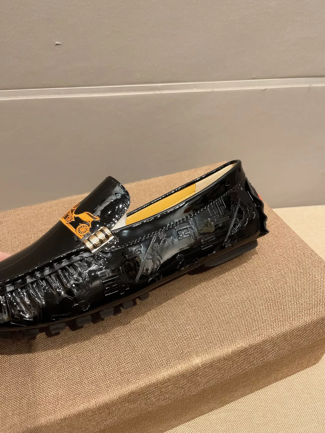 WellDesigned 6475 Hermes Leather Shoes For Men