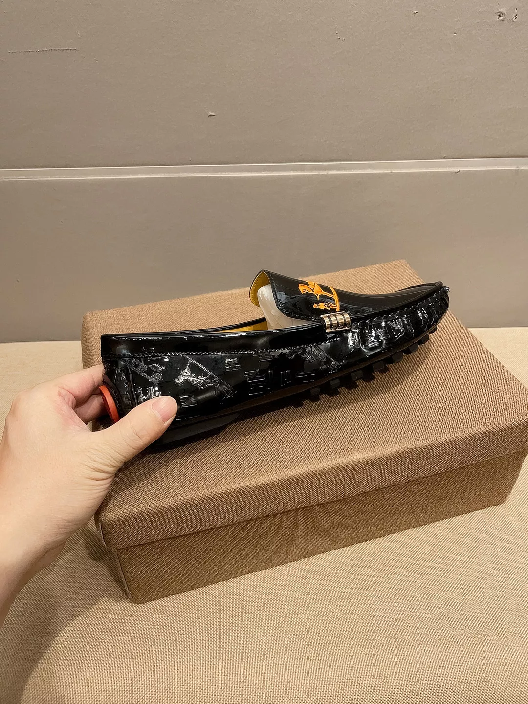 WellDesigned 6475 Hermes Leather Shoes For Men