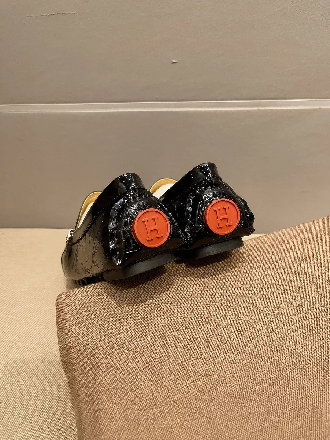 WellDesigned 6475 Hermes Leather Shoes For Men