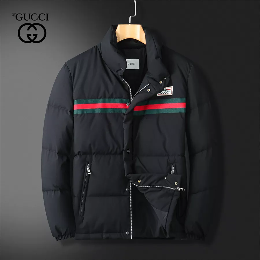 WellDesigned 6499 Gucci Down Feather Coat Long Sleeved For Men