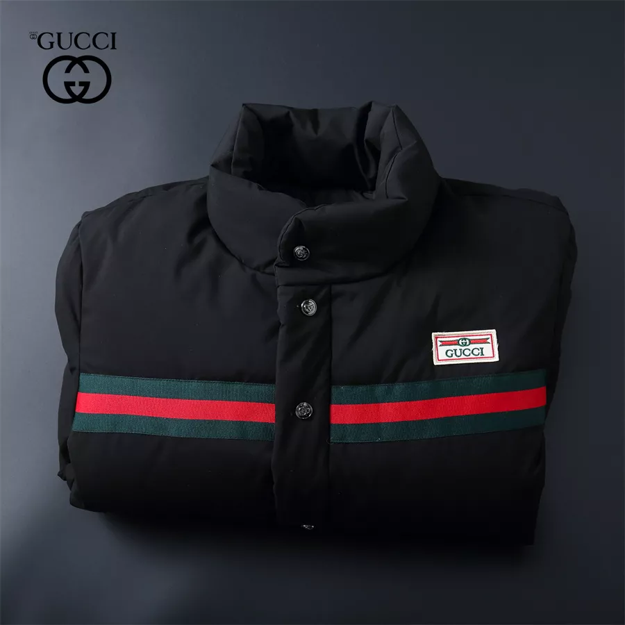WellDesigned 6499 Gucci Down Feather Coat Long Sleeved For Men
