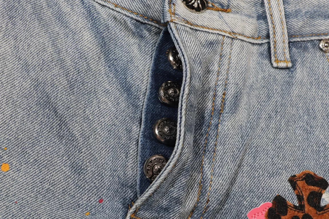 WellDesigned 6922 Chrome Hearts Jeans For Unisex