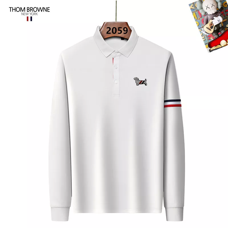WellDesigned 7203 Thom Browne TB T-Shirts Long Sleeved For Men
