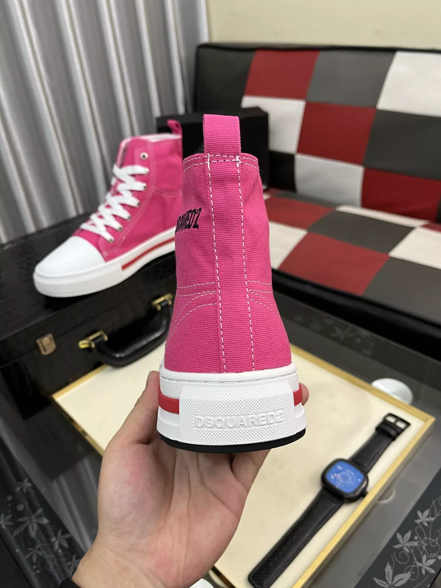 WellDesigned 7219 Dsquared High Tops Shoes For Men