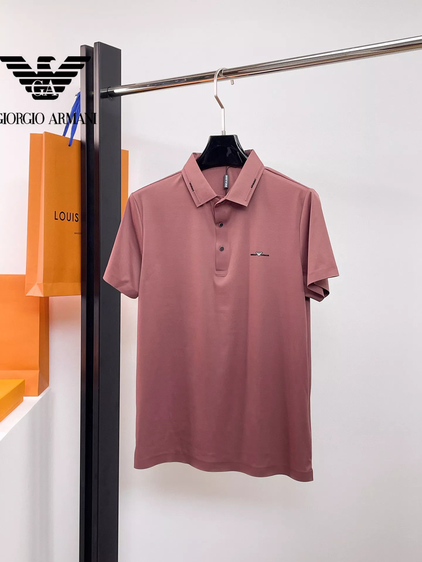 WellDesigned 7275 Armani T-Shirts Short Sleeved For Men