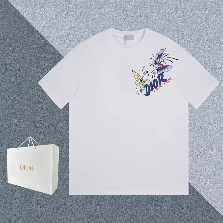 WellDesigned 8233 Christian Dior T-Shirts Short Sleeved For Unisex