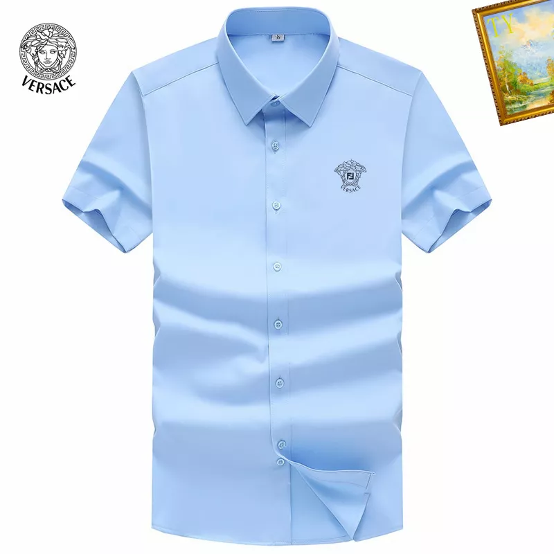 WellDesigned 8361 Versace Shirts Short Sleeved For Men