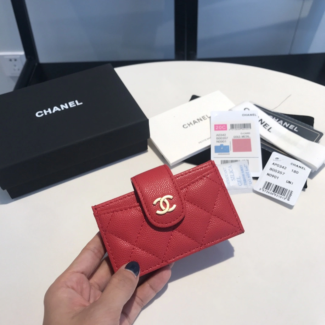 WellDesigned 8577 Chanel AAA Quality Card Case For Women