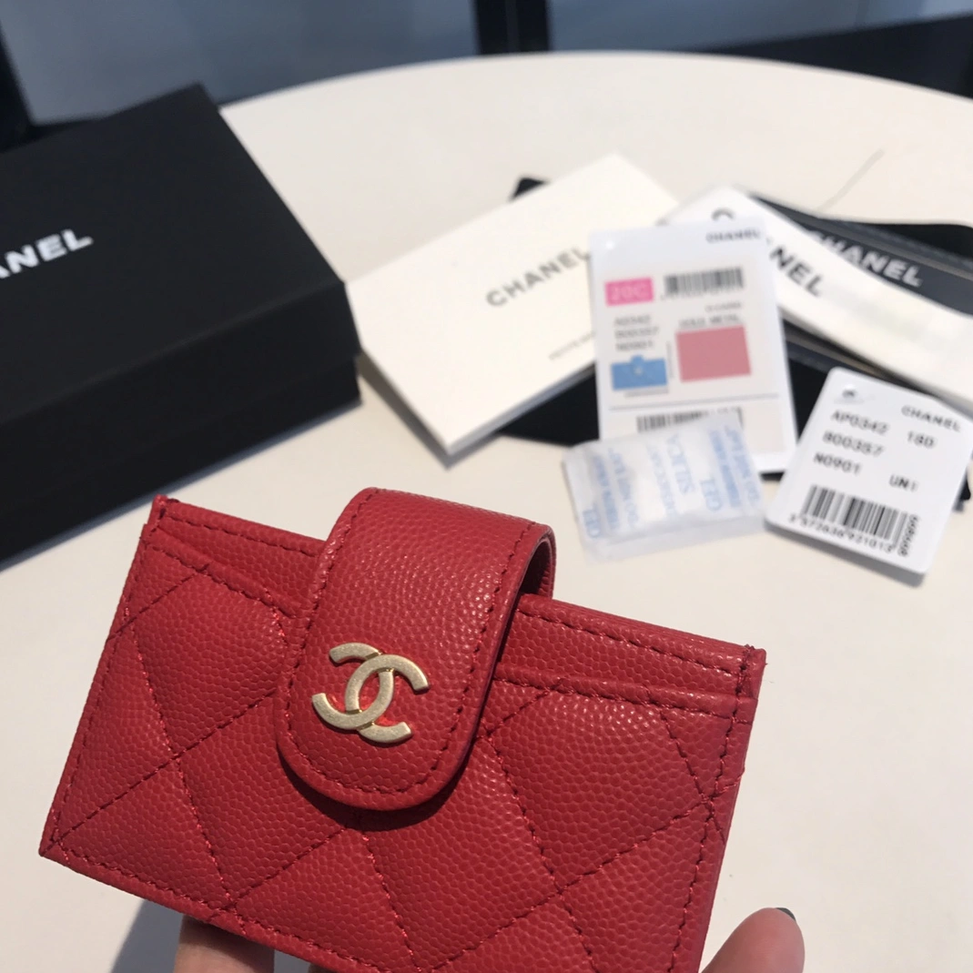 WellDesigned 8577 Chanel AAA Quality Card Case For Women