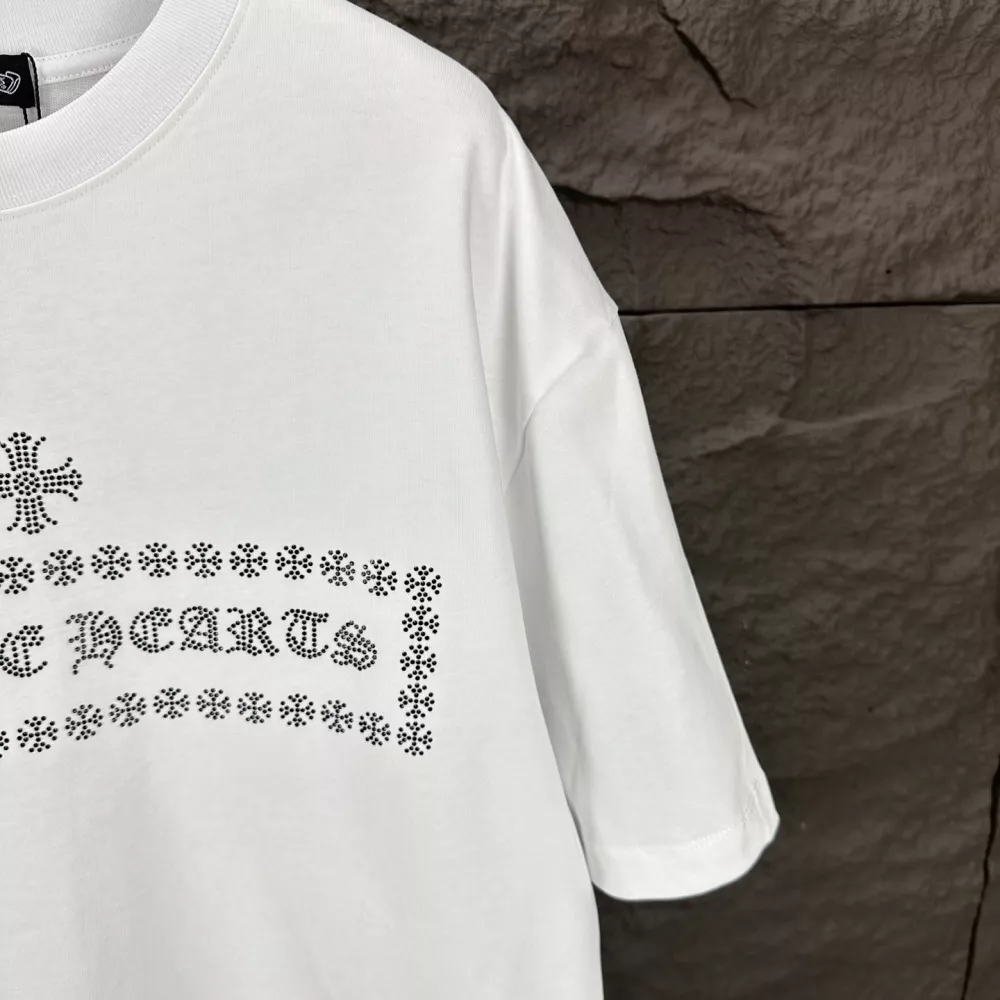WellDesigned 8627 Chrome Hearts T-Shirts Short Sleeved For Unisex