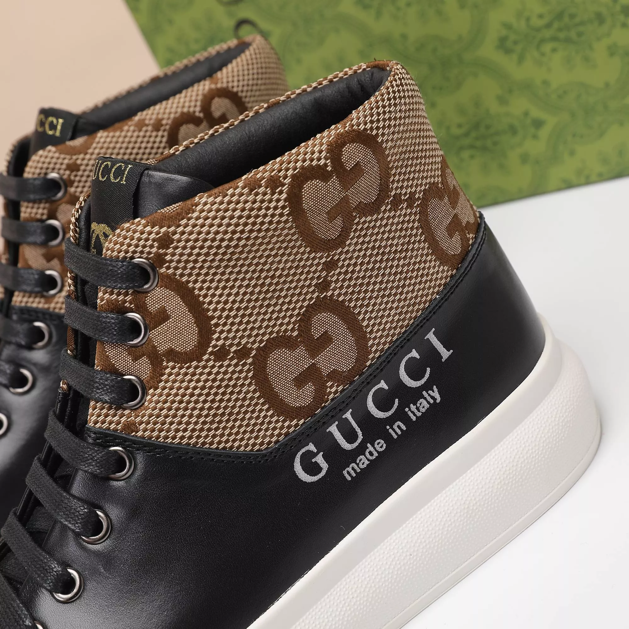 WellDesigned 8654 Gucci High Tops Shoes For Men