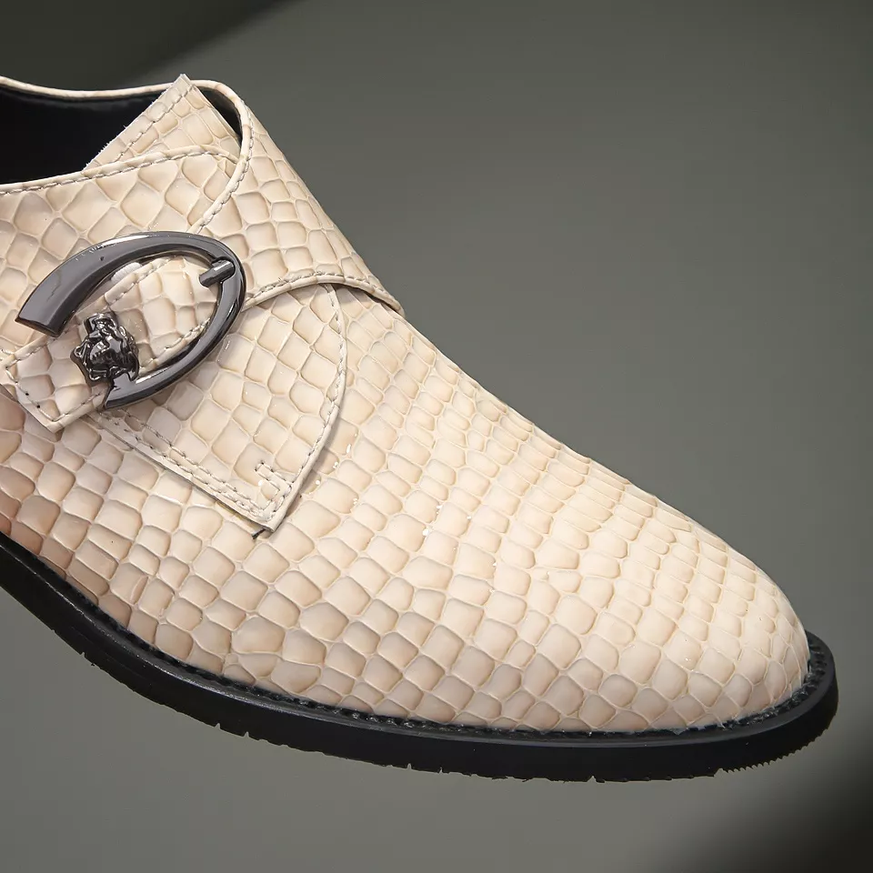 WellDesigned 8962 Versace Leather Shoes For Men