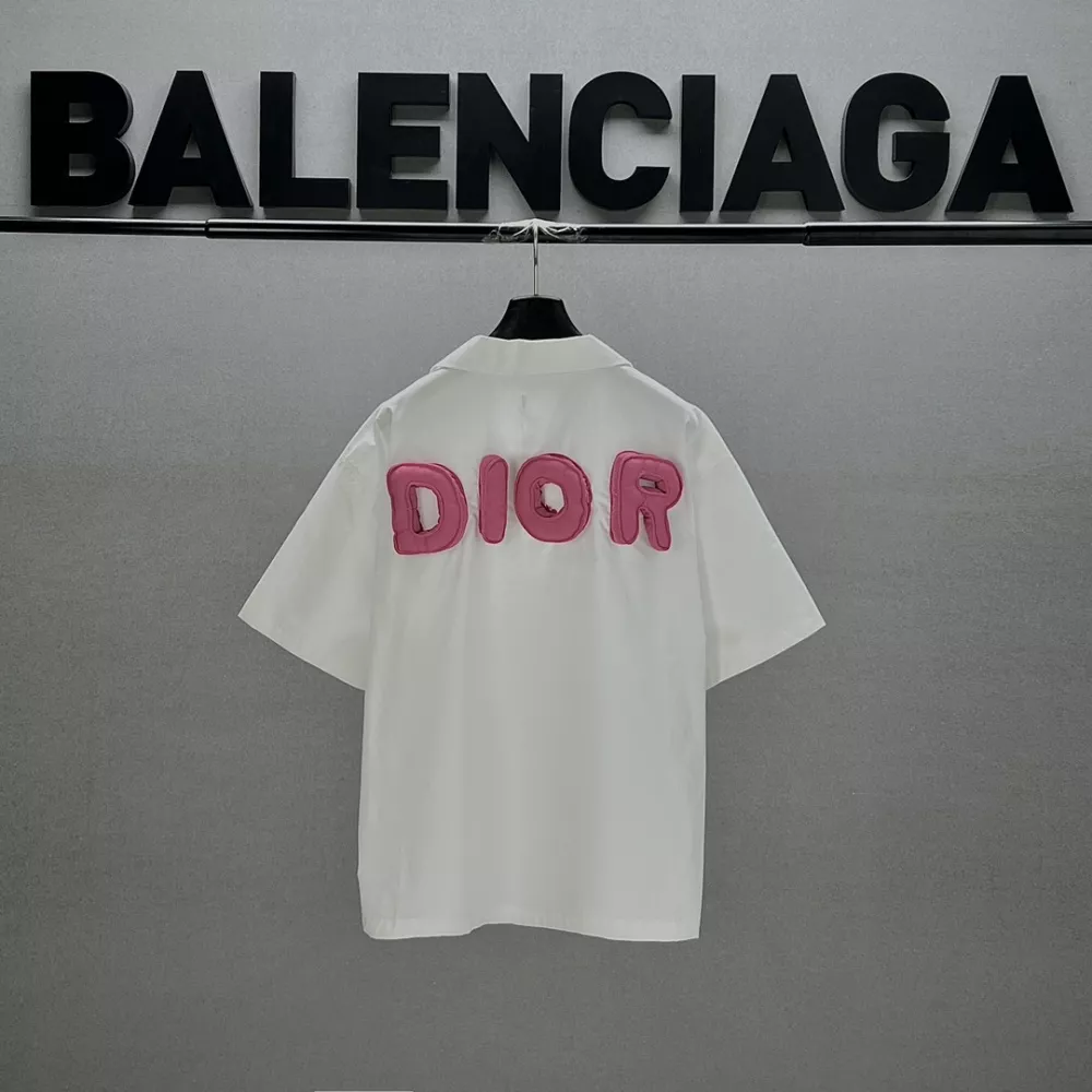 WellDesigned 9305 Christian Dior Shirts Short Sleeved For Unisex