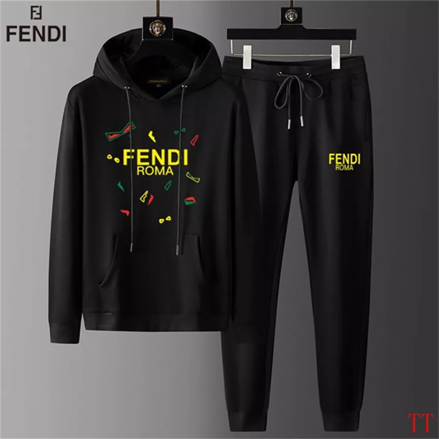 WellDesigned 9542 Fendi Tracksuits Long Sleeved For Men