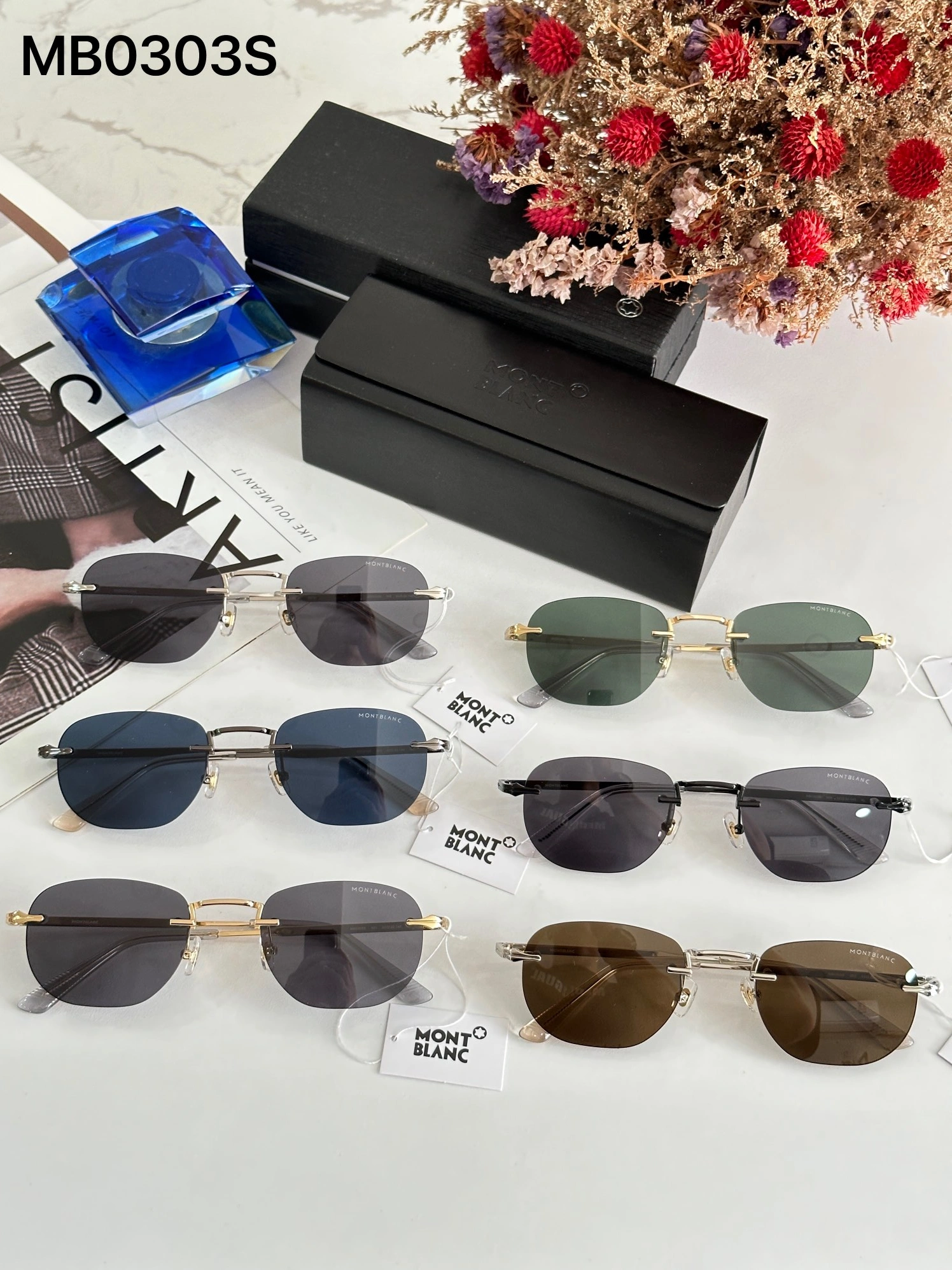 WellDesigned 9835 Montblanc AAA Quality Sunglasses