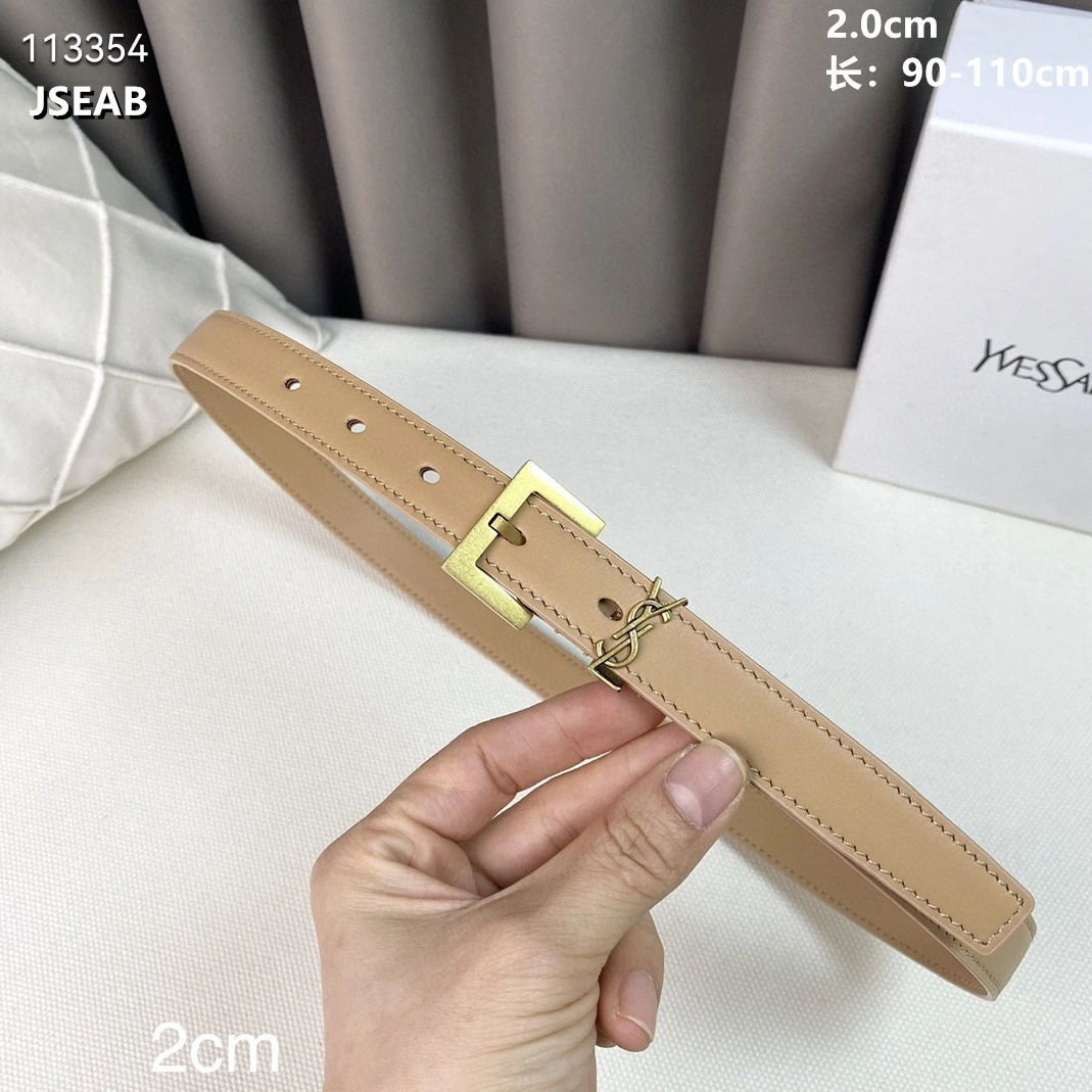 Yves Saint Laurent AAA Quality Belts For Women Affordable 9744