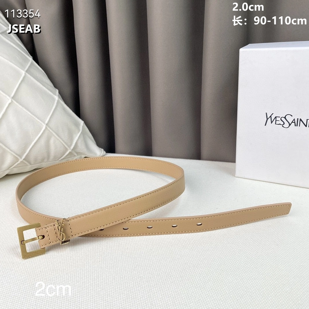 Yves Saint Laurent AAA Quality Belts For Women Affordable 9744