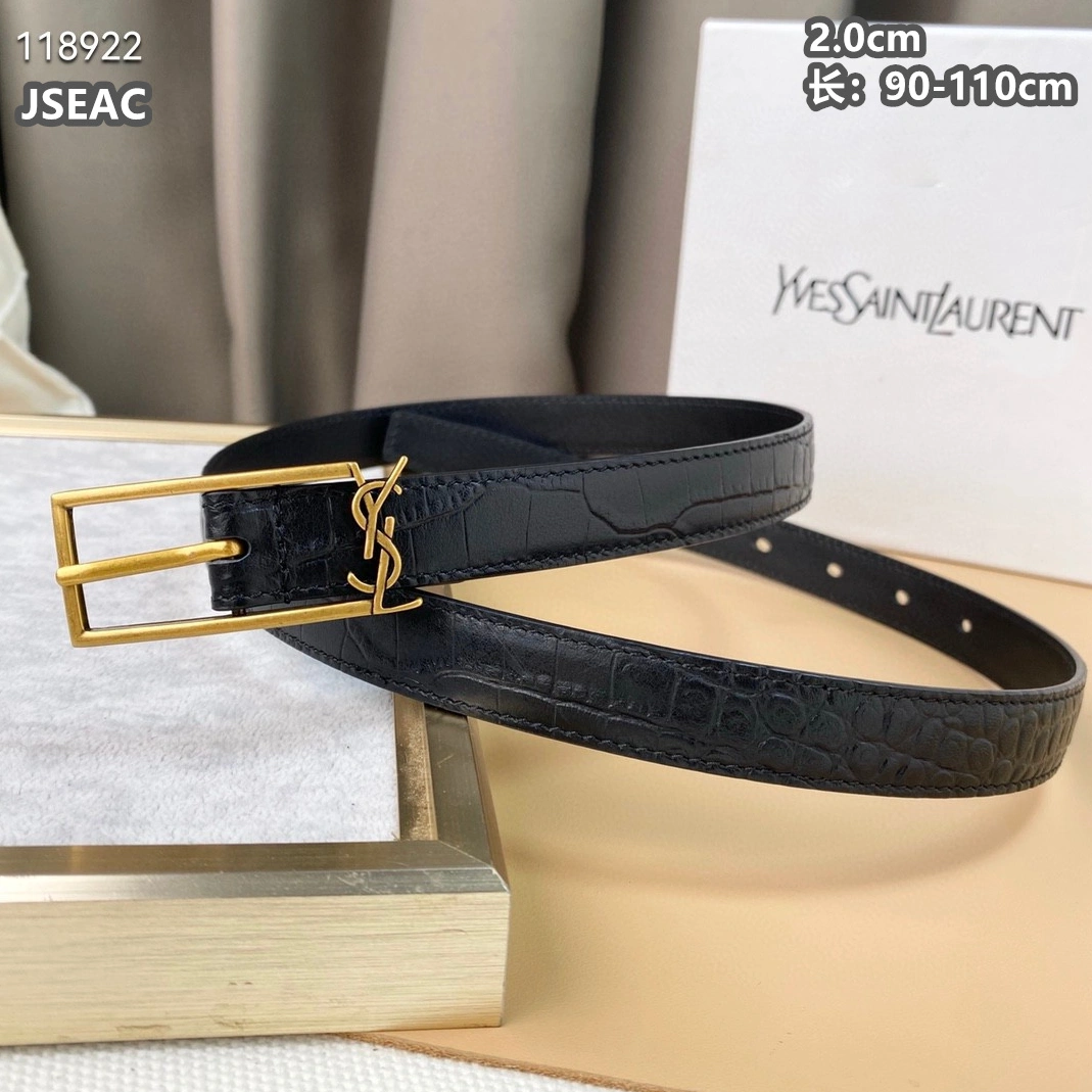 Yves Saint Laurent AAA Quality Belts For Women Bold 8760