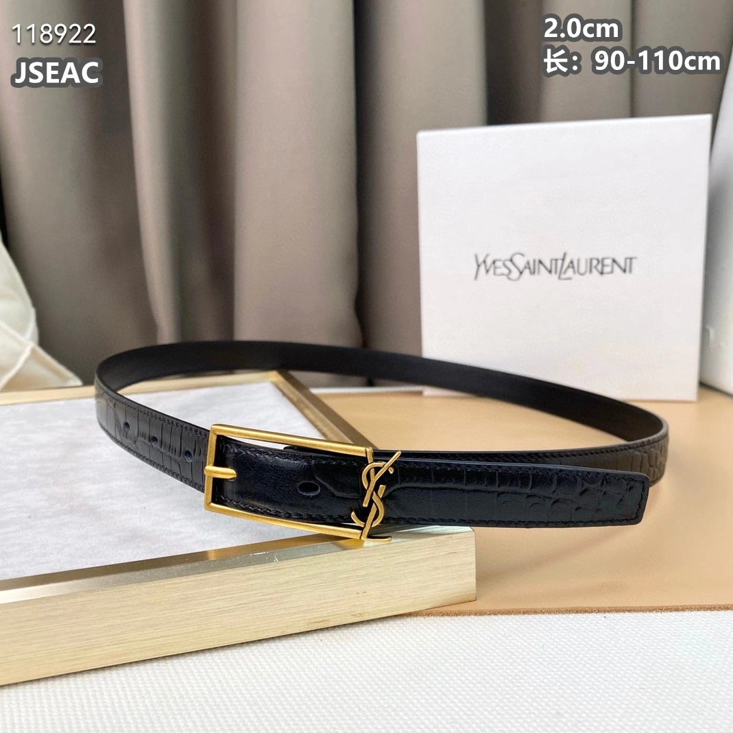 Yves Saint Laurent AAA Quality Belts For Women Bold 8760