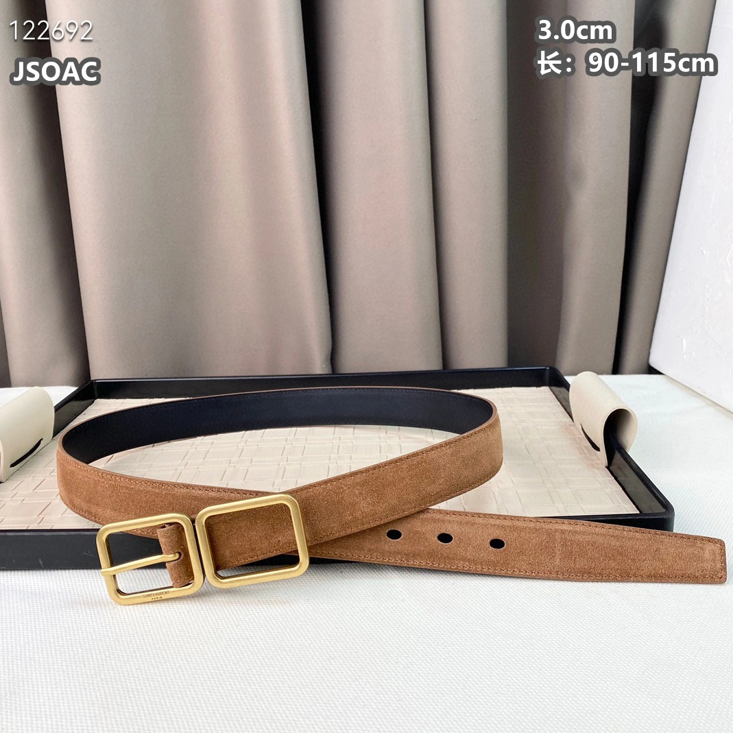 Yves Saint Laurent AAA Quality Belts For Women Minimalist 2023