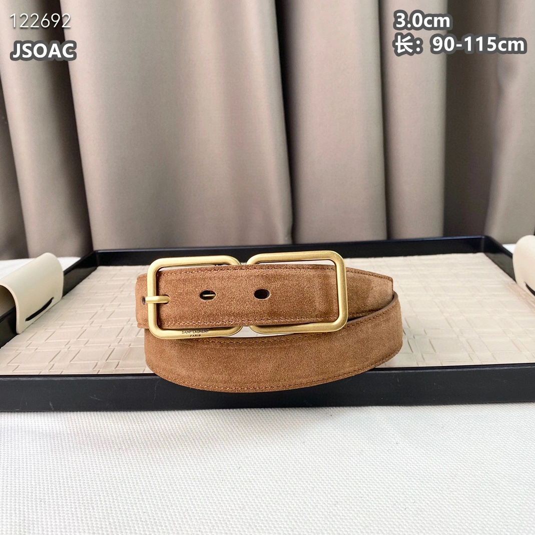 Yves Saint Laurent AAA Quality Belts For Women Minimalist 2023
