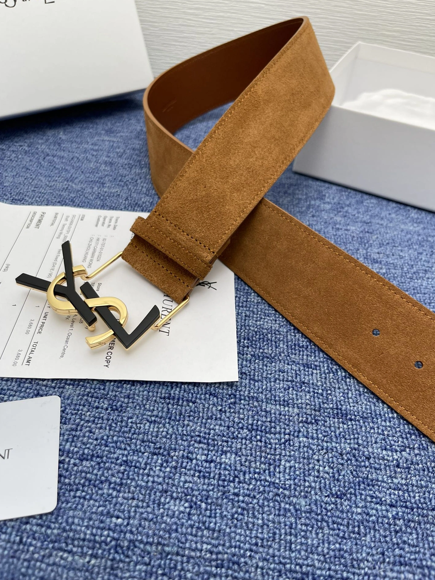 Yves Saint Laurent AAA Quality Belts For Women Refined 6486