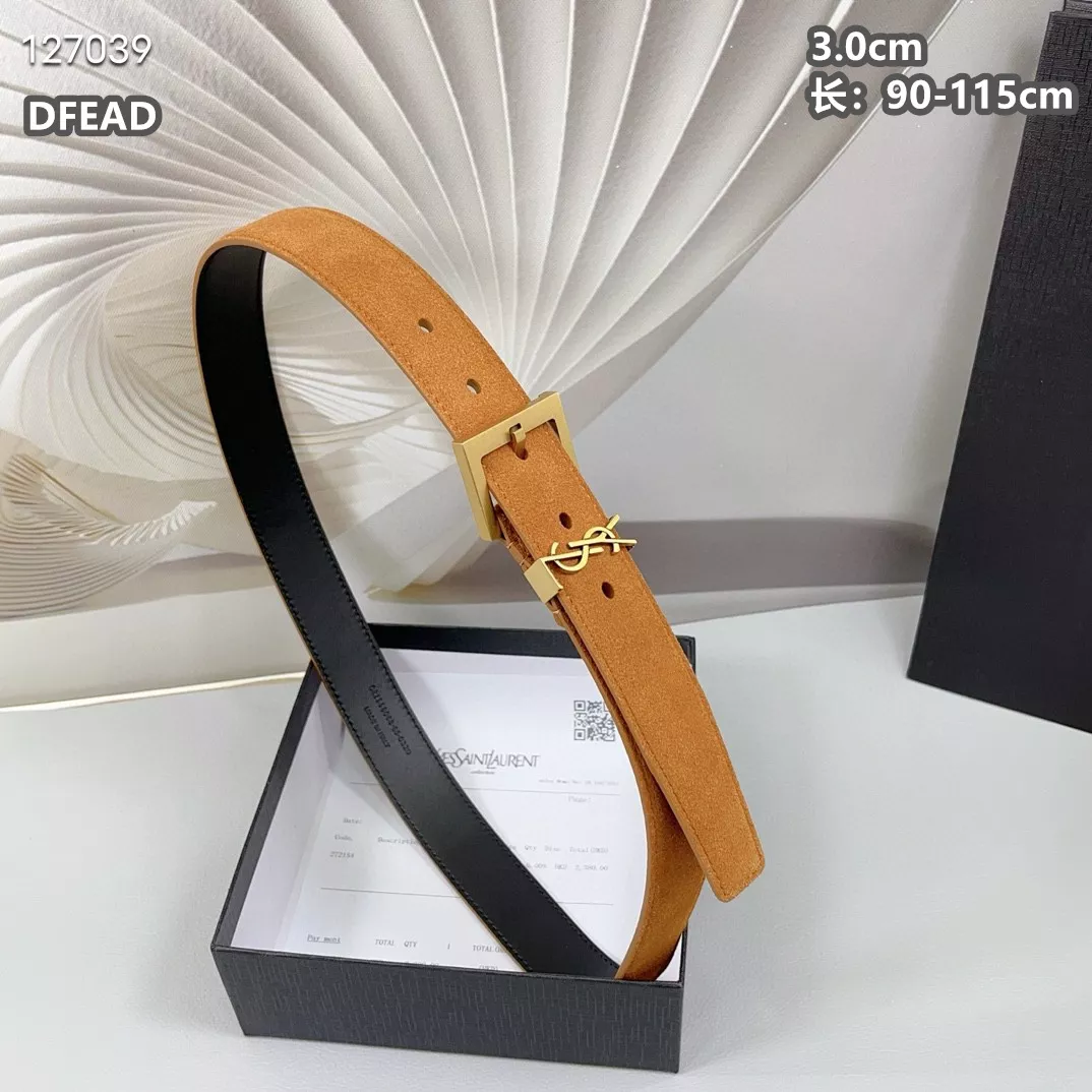 Yves Saint Laurent AAA Quality Belts For Women Sleek 2142