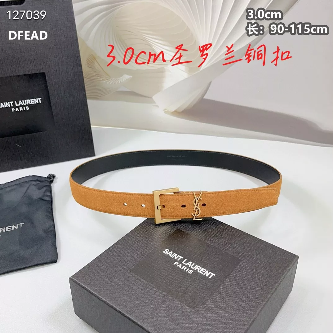 Yves Saint Laurent AAA Quality Belts For Women Sleek 2142
