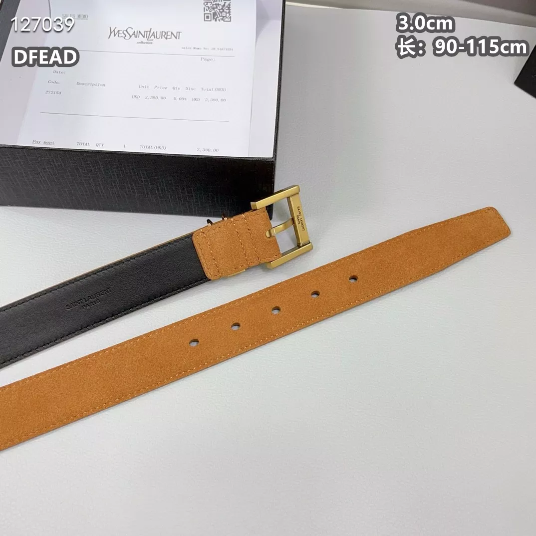 Yves Saint Laurent AAA Quality Belts For Women Sleek 2142