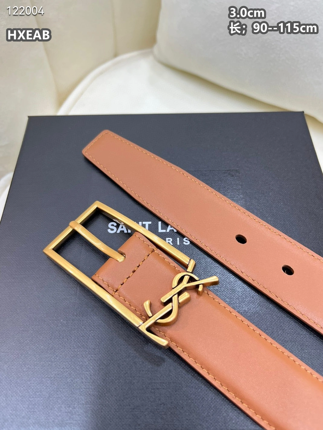 Yves Saint Laurent AAA Quality Belts For Women Sleek 2367