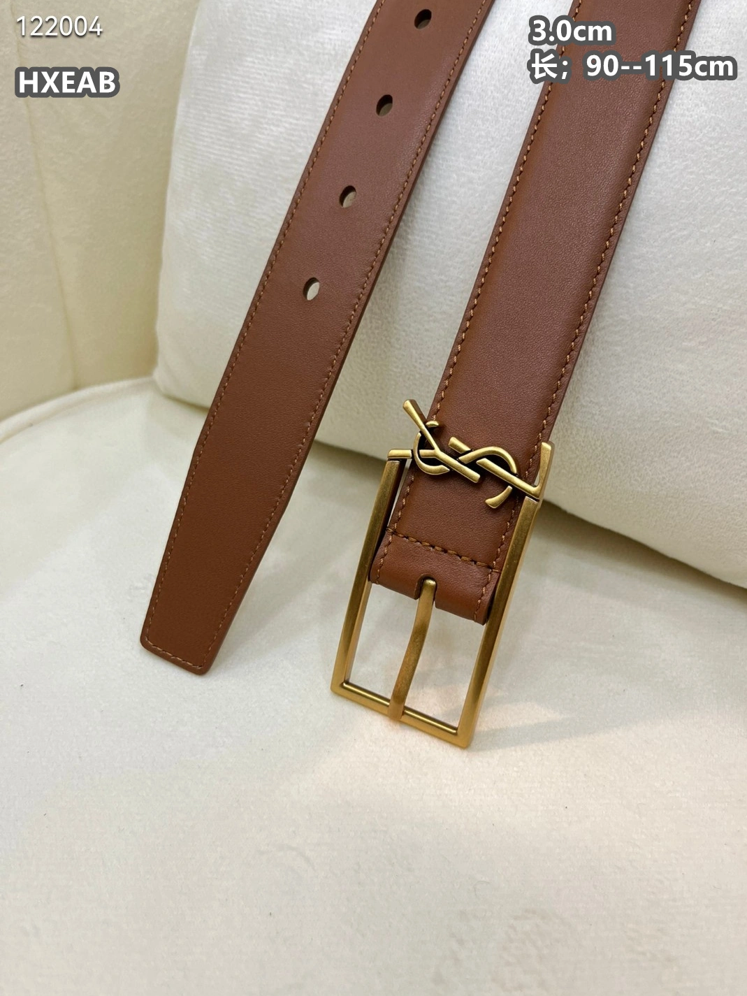 Yves Saint Laurent AAA Quality Belts For Women Sleek 2367