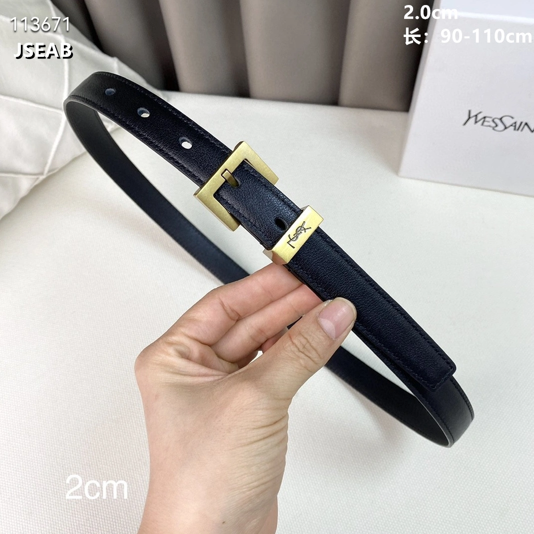 Yves Saint Laurent AAA Quality Belts For Women Sleek 761