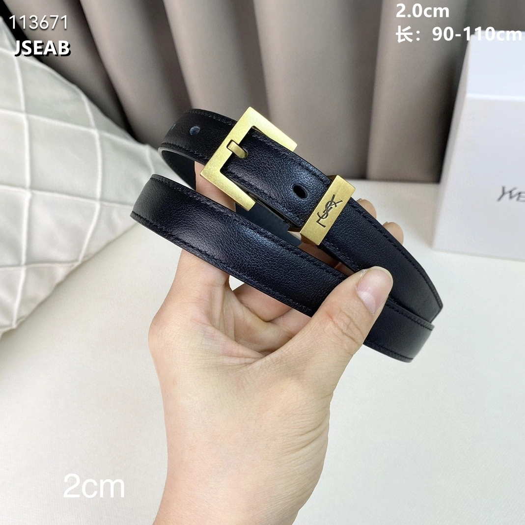 Yves Saint Laurent AAA Quality Belts For Women Sleek 761