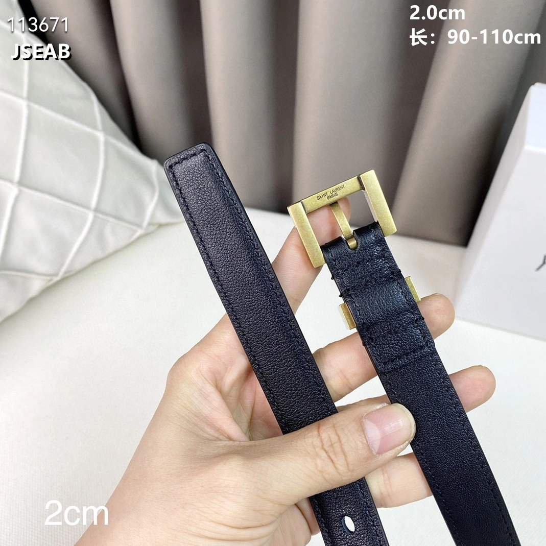 Yves Saint Laurent AAA Quality Belts For Women Sleek 761