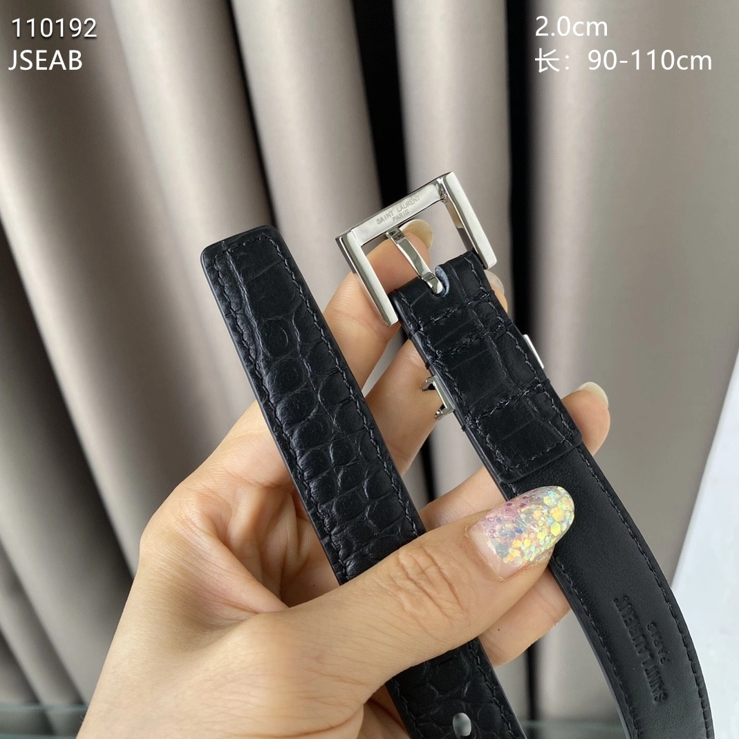 Yves Saint Laurent AAA Quality Belts For Women Vibrant 3848
