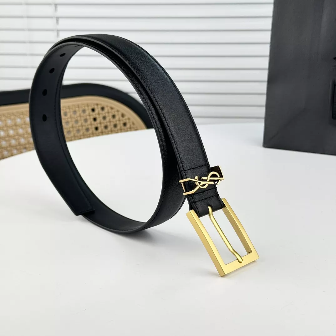 Yves Saint Laurent AAA Quality Belts In 3.0cm For Women Compact 3027