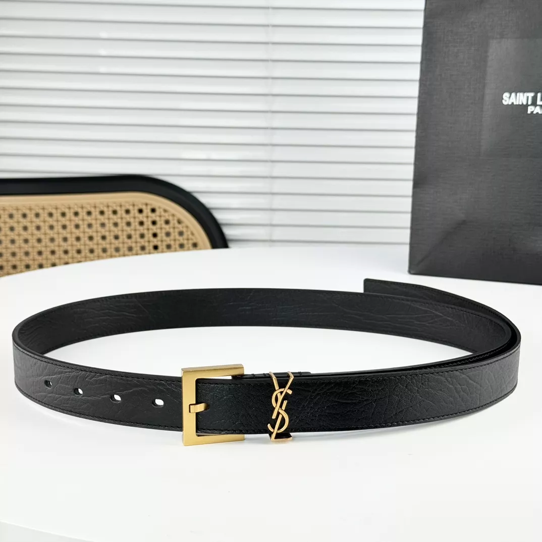 Yves Saint Laurent AAA Quality Belts In 3.0cm For Women Refined 4240
