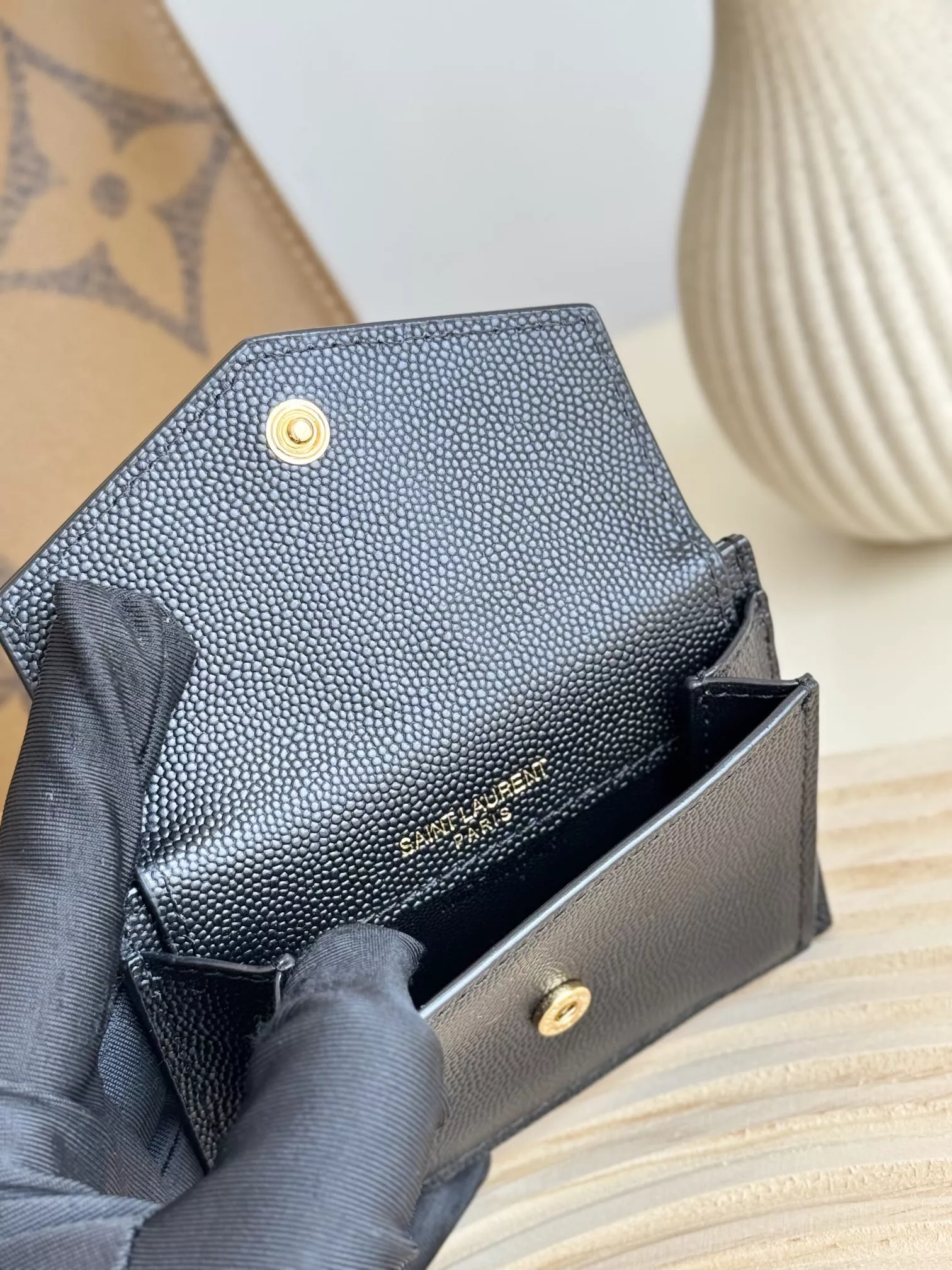 Yves Saint Laurent AAA Quality Card Case For Women GoAnywhere 7824