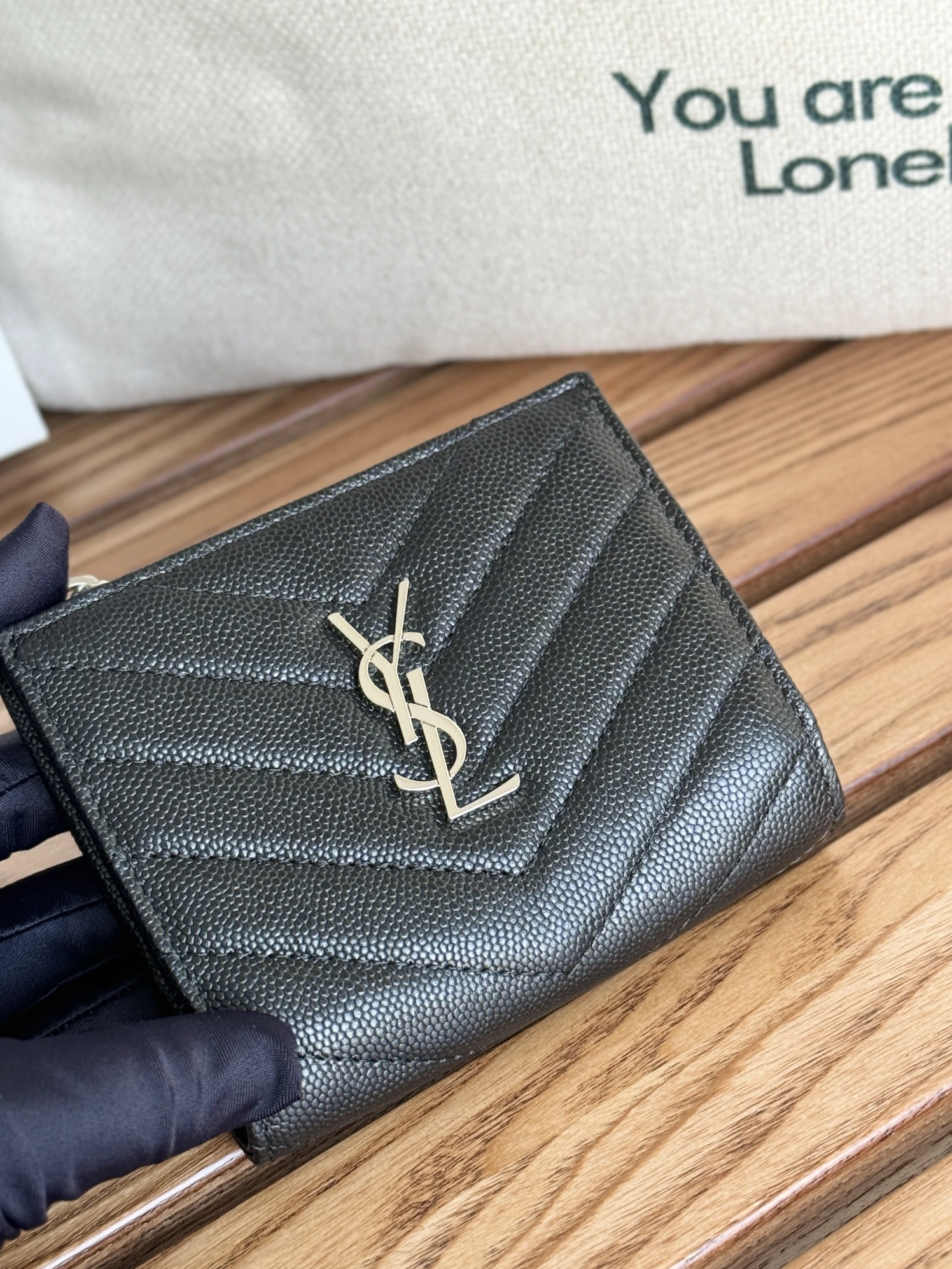 Yves Saint Laurent AAA Quality Wallets Breathable 9580